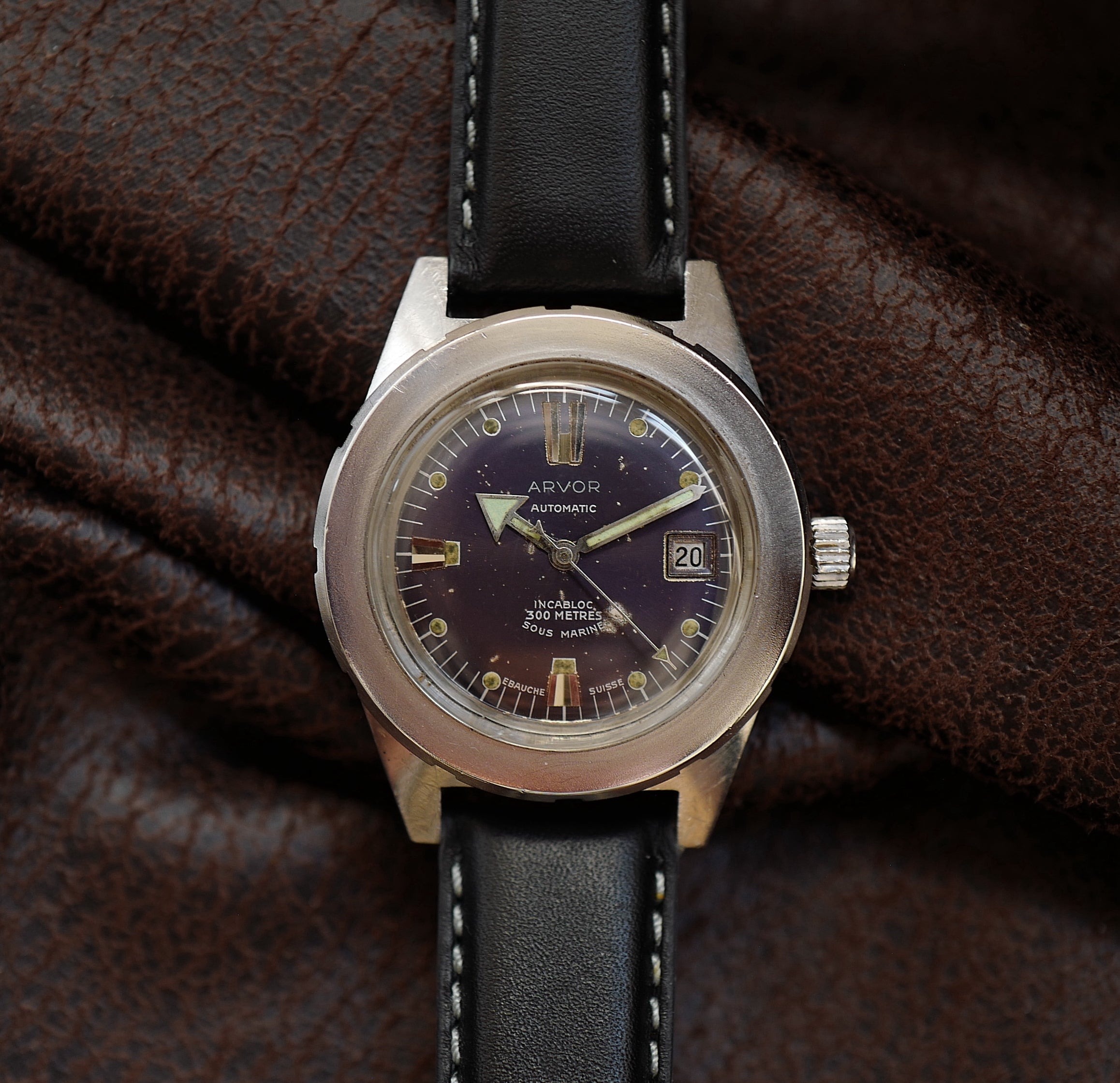 Arvor Skin Diver - Ghost Bezel & Broad Arrow (Circa 1970)