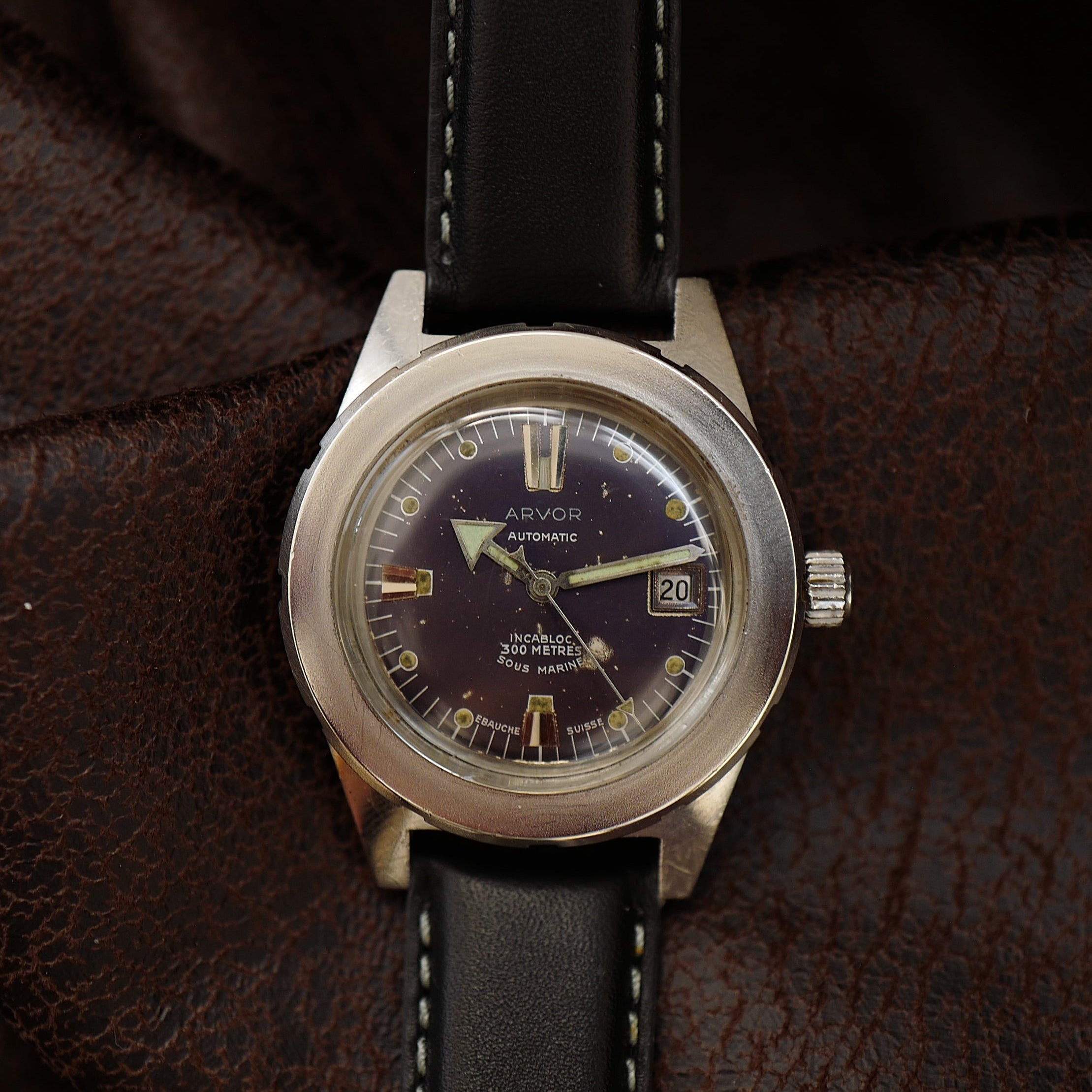 Arvor Skin Diver - Ghost Bezel & Broad Arrow (Circa 1970)