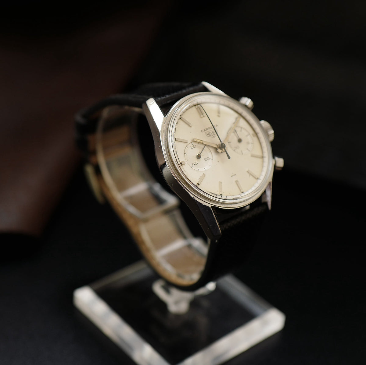 Heuer Carrera 3647S - Silver Dial (Circa 1965)