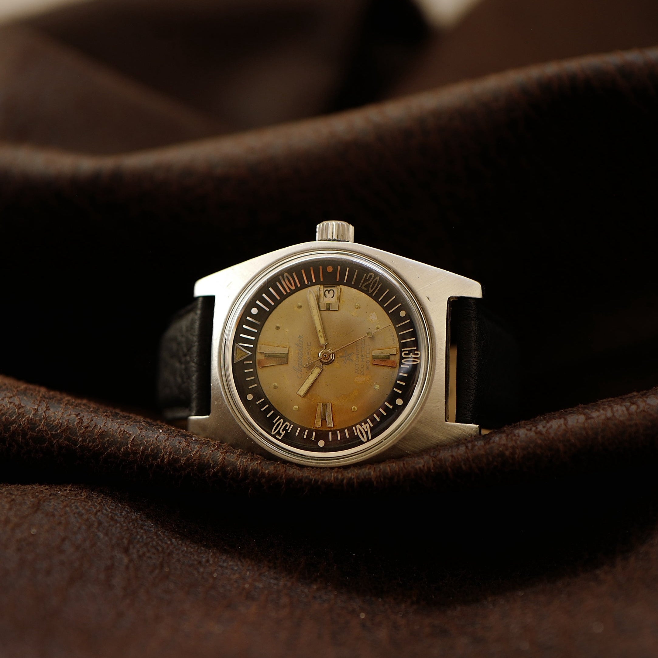 Aquastar 63 "Genève" - 1701 Tropical Dial (Circa 1965)