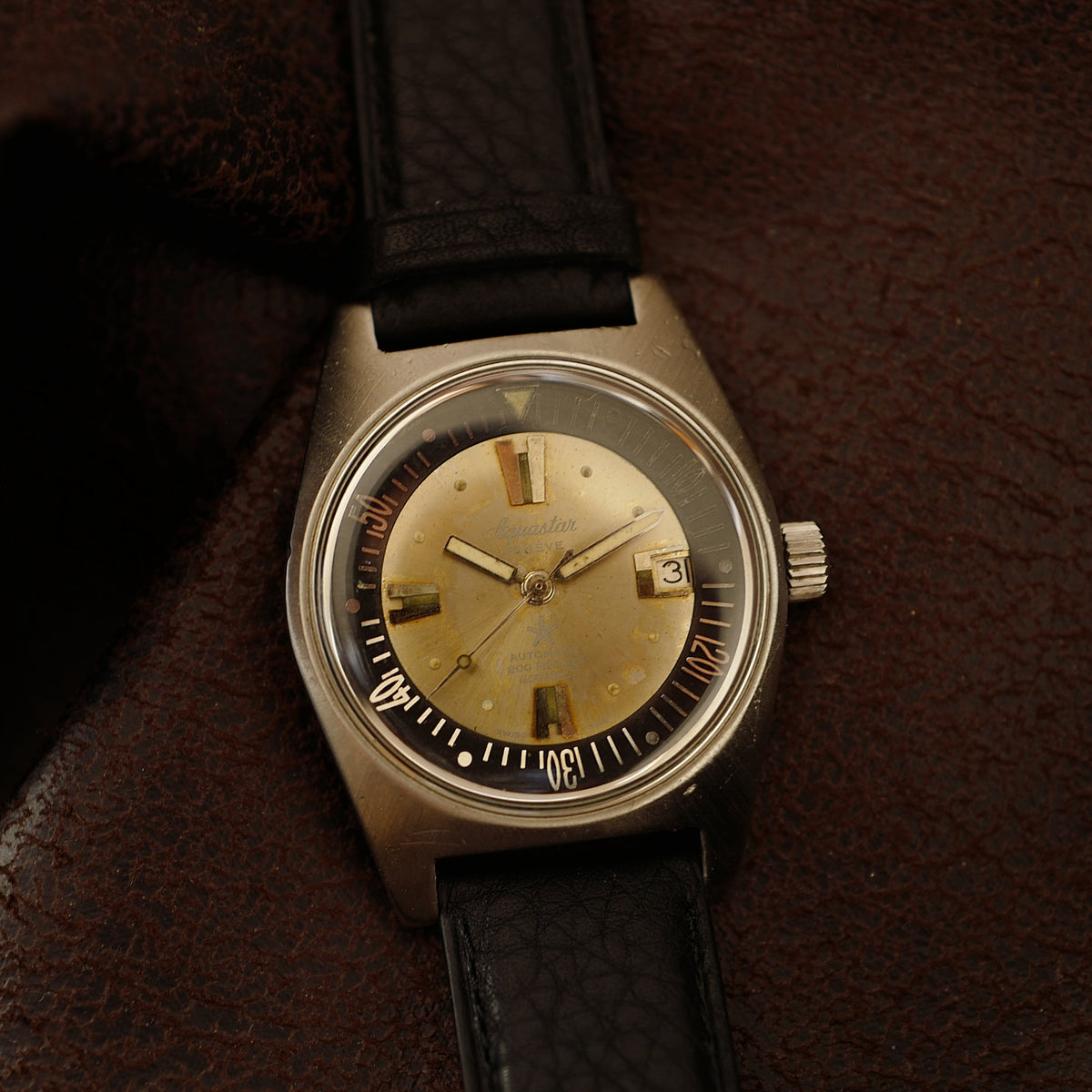 Aquastar 63 "Genève" - 1701 Tropical Dial (Circa 1965)