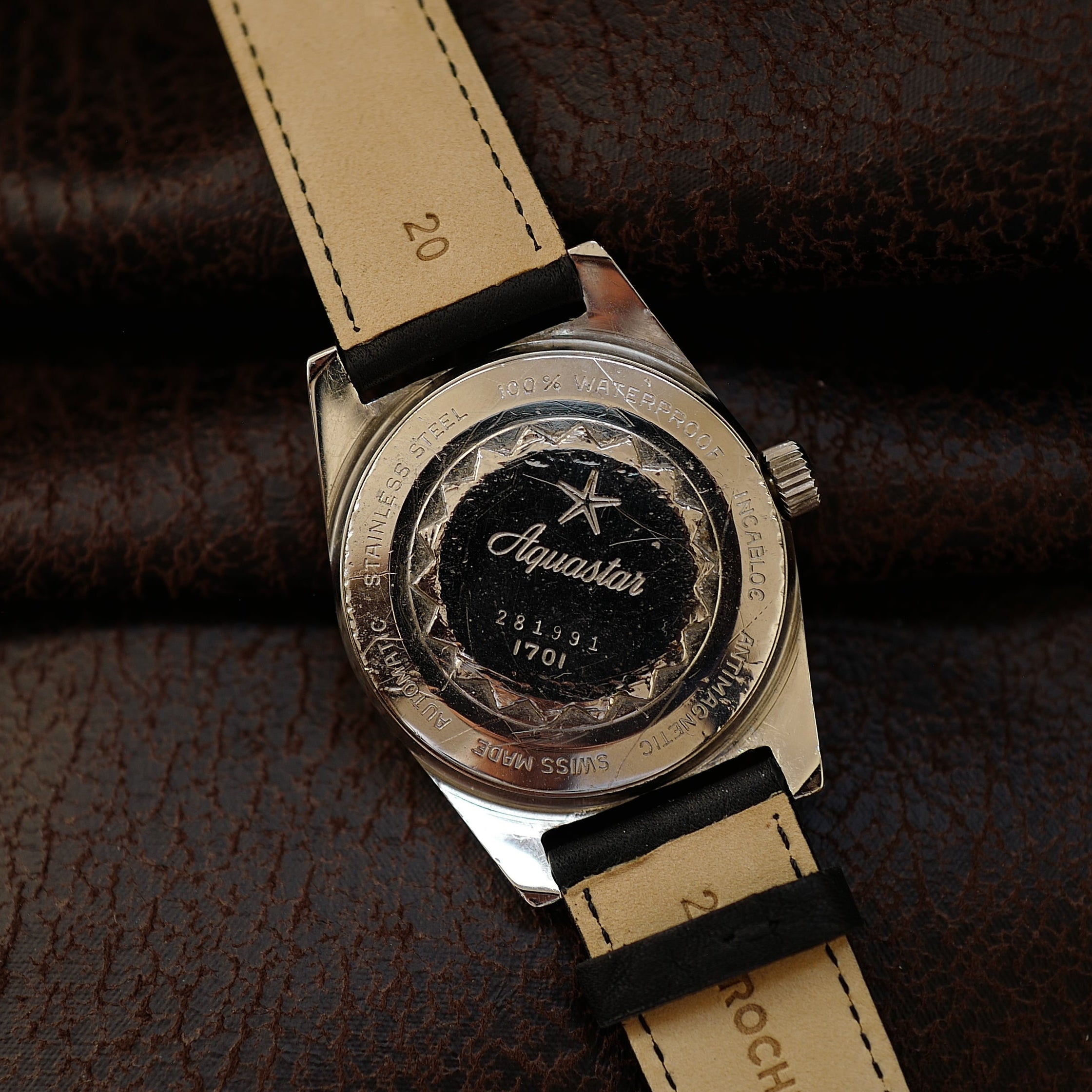 Aquastar 63 "Genève" - 1701 Tropical Dial (Circa 1965)