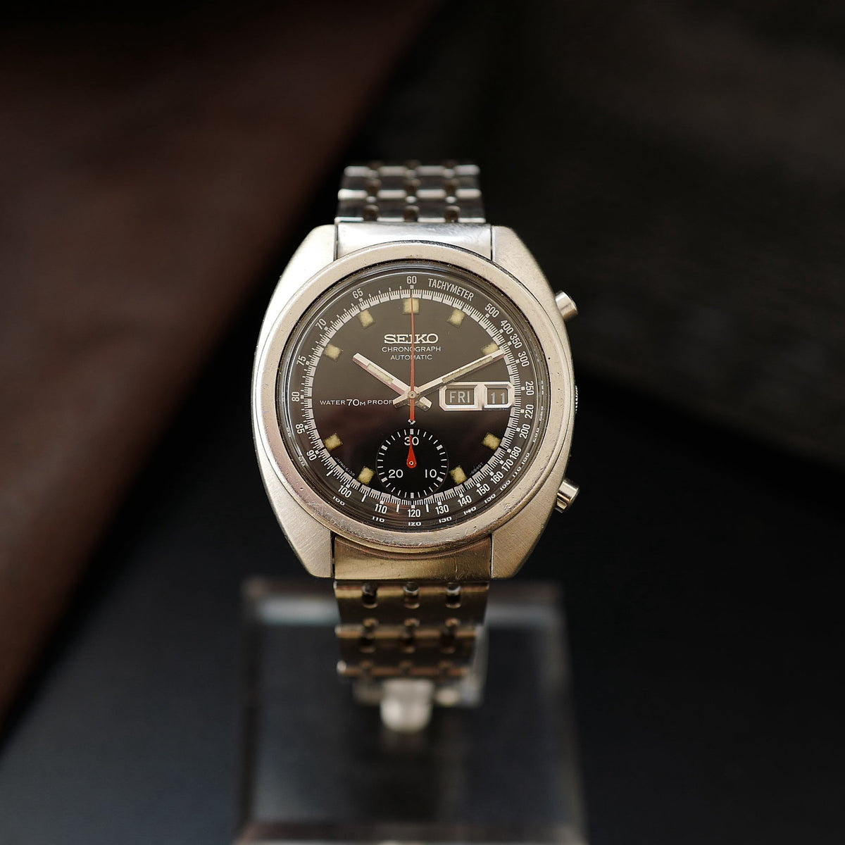 Seiko 6139-6010 "Bruce Lee" - Black Dial Water 70m Proof (Circa 1969)