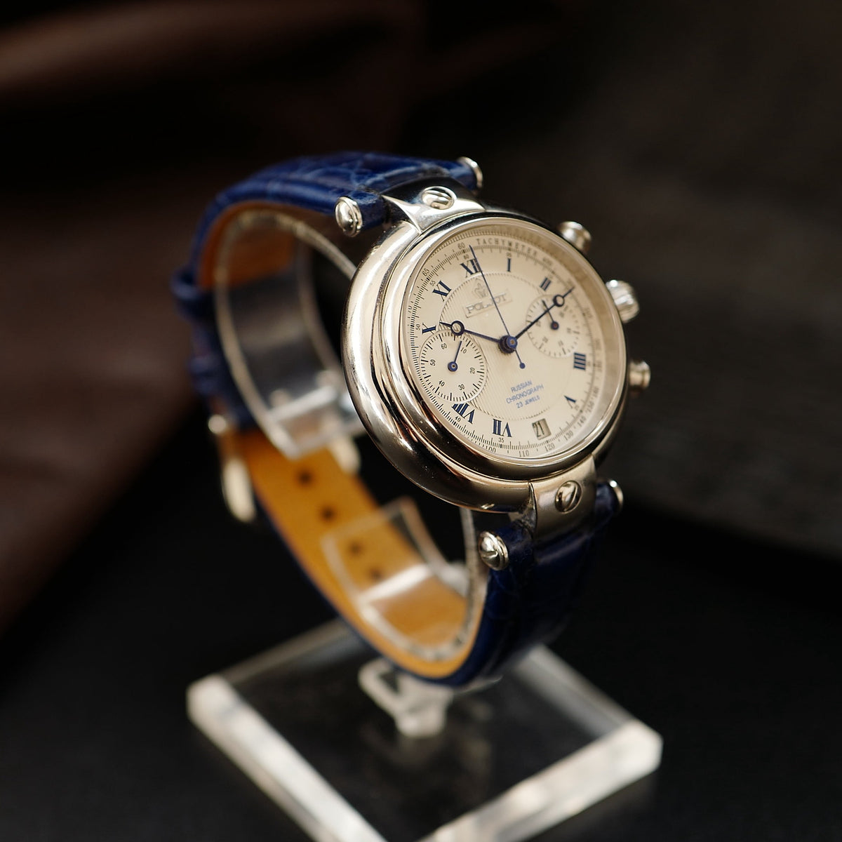 Poljot Basilika - Silver Dial Russian Chronograph N.O.S (Circa 1996)