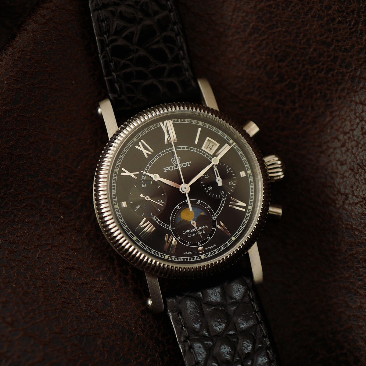 Poljot Chronograph - Moonphase N.O.S (Limited Edition 1990's)