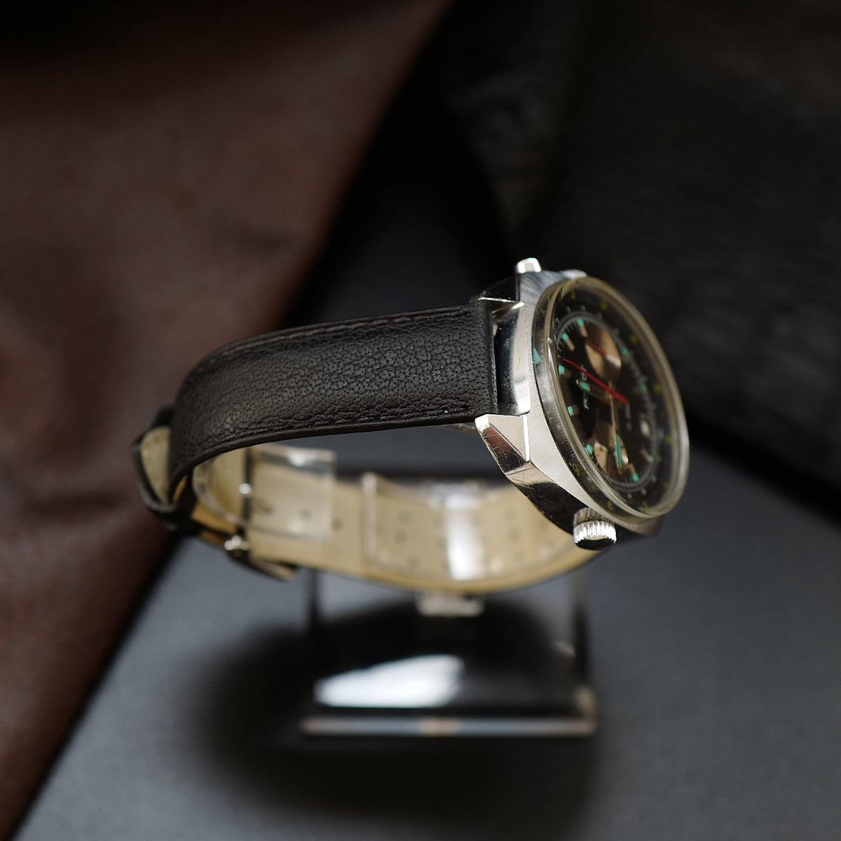 Poljot Chronograph 3133 - Black Dial USSR (Circa 1989-1991)