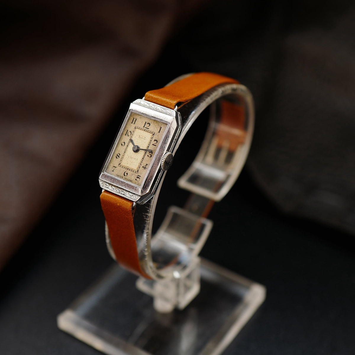 Tudor Tank Art Deco - Rolex Case Snowite 1930's (Co-branded J.Boseck & Co).